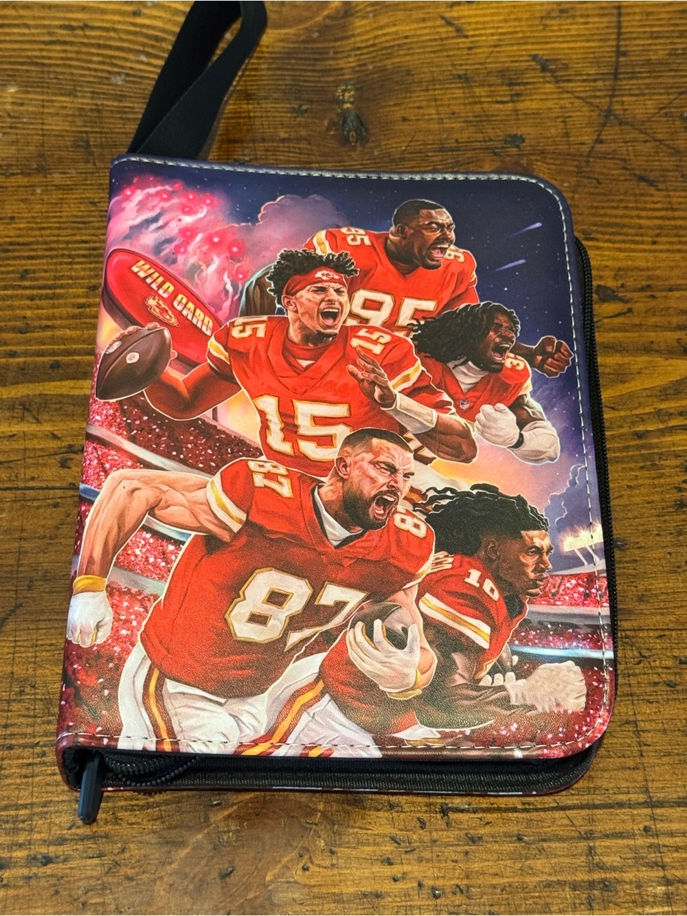 YCTEC Kansas City Football Card Binder 400 Pocket Zipper Album